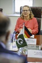 Svenja Schulze (SPD), Federal Minister for Economic Cooperation and Development, meets the Minister