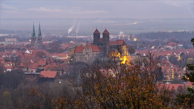 Collegiate Church of St Servatii, World Heritage City of Quedlinburg, Saxony-Anhalt, Germany,