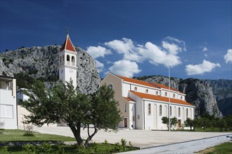 The town of Omis is located in southern Croatia at the mouth of the Cetina River into the Adriatic