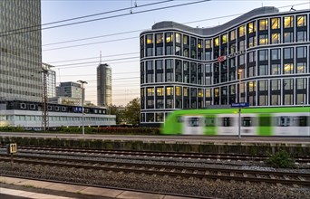 The headquarters of the logistics service provider DB Schenker AG, on Kruppstrasse, at Essen's main