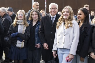 Frank-Walter Steinmeier (President of the Federal Republic of Germany) has his photo taken with