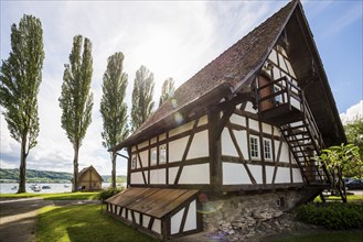 Lake Dwellings Museum, Wangen, Lake Constance peninsula Höri, Lake Constance, Baden-Württemberg,