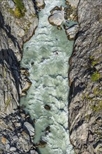 Massa Gorge, river, glacier, tourism, travel, Aletsch Glacier, Valais, Switzerland, Europe