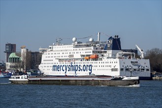 The Global Mercy, hospital ship of the aid organisation Mercy Ships, it is the largest civilian