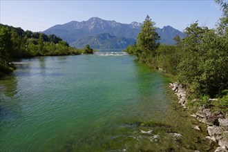 Loisach, end of August, Upper Bavaria, Bavaria, Germany, Europe