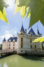 Chateau Azay-le-Rideau, Department Indre-et-Loire, Centre-Val de Loire region, France, Europe