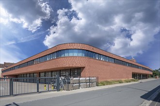 General view of the new building of fire station 1 Reutersbrunnenstraße 63, Nuremberg, Middle