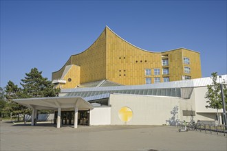 Philharmonie, Kulturforum, Tiergarten, Mitte, Berlin, Germany, Europe