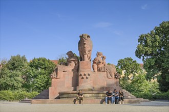 Stierbrunnen, Arnswalder Platz, Prenzlauer Berg, Pankow, Berlin, Germany, Europe