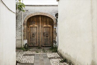 Old door, San Sperate, Sardinia, Italy, Europe