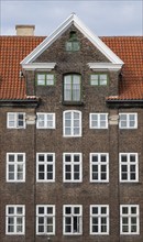 Historic building, Christianshavn Canal, Christianshavn, Copenhagen, Denmark, Europe