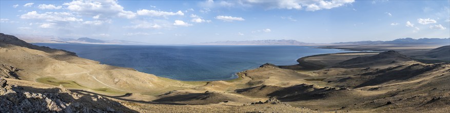 Highlands, Song Kul mountain lake, Naryn region, Kyrgyzstan, Asia