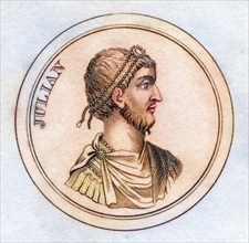 Julian the Apostate Flavius Claudius Julianus 331-363 AD Roman Emperor from the book Crabbs