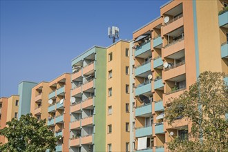 High-rise building, Maulbeerallee, Obstallee-Siedlung, Staaken, Spandau, Berlin, Germany, Europe