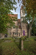 St Nicholas and St Ulrich, built in Gothic style, Kirchenberg 15, Nuremberg-Mögeldorf, Middle