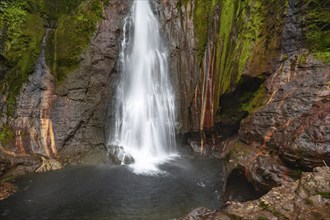 Catarata del Toro waterfall, long exposure, Alajuela province, Costa Rica, Central America