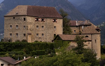 Schenna Castle, Castelo, Schenna, Scena, South Tyrol, Autonomous Province of Bolzano, Italy, Europe