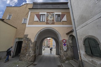 Historic town gate, Schärding, Lower Austria, Austria, Europe