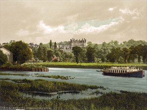 Richmond, Star and Garter Hotel, England / England, Historic, digitally restored reproduction from