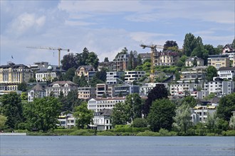 Development on a slope Multi-family houses