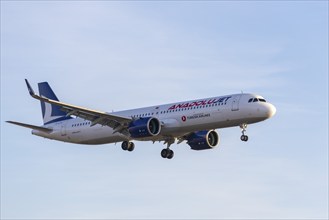 Turkish Airlines passenger aircraft in flight