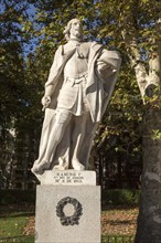 Statues of Spanish monarchs, Plaza de Oriente, Madrid, Spain, King Ramiro I of Aragon, Europe