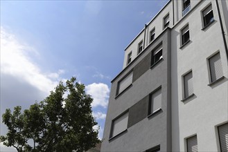 Residential building with modern facade painting (Building with modern facade painting)