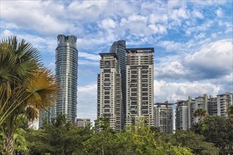 Skyscaper and modern office buildings in Kuala Lumpur, Malaysia, Asia