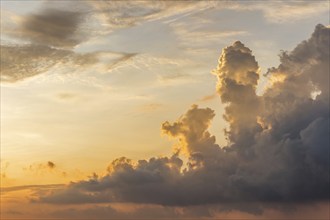 Beautiful clouds over Kuala Lumpur city centre, Malaysia, Asia