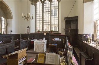 Sexey's hospital, almshouses and chapel founded by Hugh Sexey in 1638, Bruton, Somerset, England,