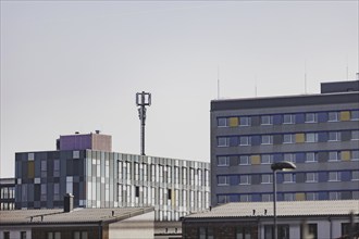 Prefabricated buildings, photographed in the Berlin district of Lichtenberg in Berlin, 29/02/2024