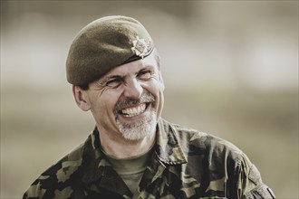 Colonel Jiri Libal, Commander 4th Rapid Deployment Brigade, photographed as part of a Bundeswehr