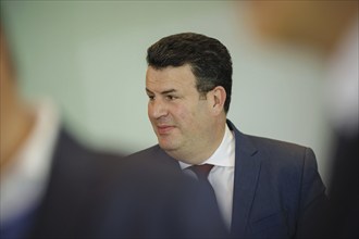 Hubertus Heil (SPD), Federal Minister of Labour and Social Affairs, pictured during a cabinet