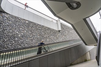 New bicycle car park at Amsterdam Central Station, Stationsplein, space for around 7000 bicycles,