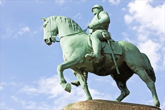 Bismarck monument, sculpture, market square, Bremen, Germany, Europe