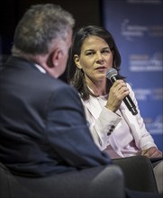 Annalena Bärbock (Alliance 90/The Greens), Federal Foreign Minister, photographed during her trip