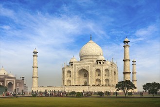 Taj Mahal. Indian Symbol, India travel background. Agra, India, Asia