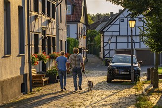 Old village of Westerholt, listed district of Herten Westerholt, over 60 old, well-renovated