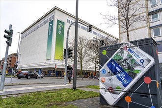 Galeria Kaufhof department stores' in the city centre of Duisburg, on Düsseldorfer Straße, is