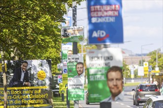 The hot phase of the state election campaign in Saxony can be seen in the amount of different