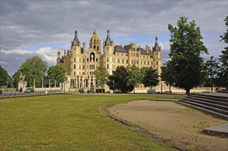 Europe, Germany, Mecklenburg-Western Pomerania, Schwerin, Schwerin Castle, built between 1845 and