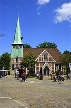 Europe, Germany, Hamburg, Bergedorf district, Church of St Peter and St Pauli, half-timbered, 16th,