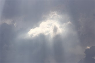 Thunderclouds, North Rhine-Westphalia, Germany, Europe