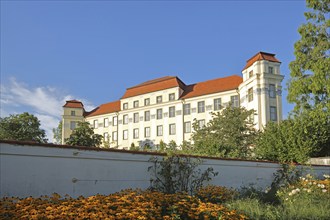 New castle built in 1712, baroque castle, Tettnang, Lake Constance region, Baden-Württemberg,