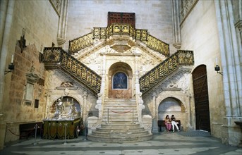 Escalera Dorada or Golden Staircase in the Cathedral of Santa Maria of Burgos, Renaissance