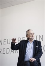 Peter Brandt, recorded during an interview at the NBR office in Berlin. 09.05.2022