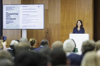 Annalena Bärbock (Alliance 90/The Greens), Federal Foreign Minister, recorded during a book