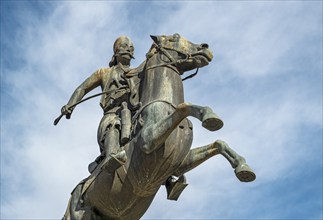 Equestrian statue of Georgios Karaiskakis, Athens, Greece, Europe