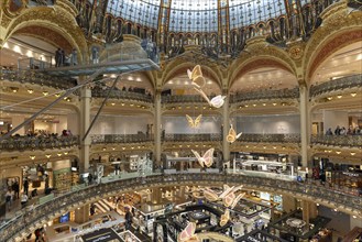 Galeries Lafayette department stores', Paris, Île-de-France, France, Europe