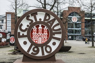 Football stadium, Millerntor Stadium, FC St. Pauli, St. Pauli, Hamburg, Germany, Europe